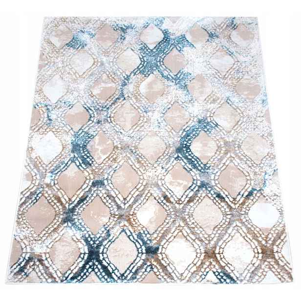 Moderní Koberec Do Obývacího Pokoje Glamour Lesklý, Módní, Barevný, 80 X 150 CM