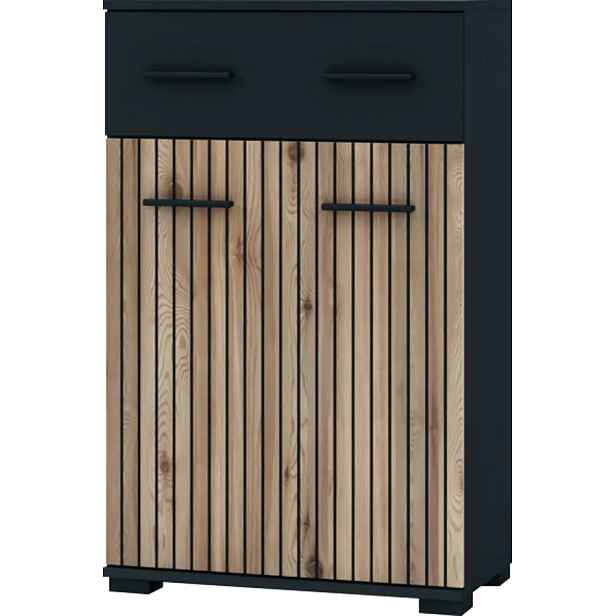 Casarredo Komoda se šuplíkem ZEMURA - dub artisan/antracit