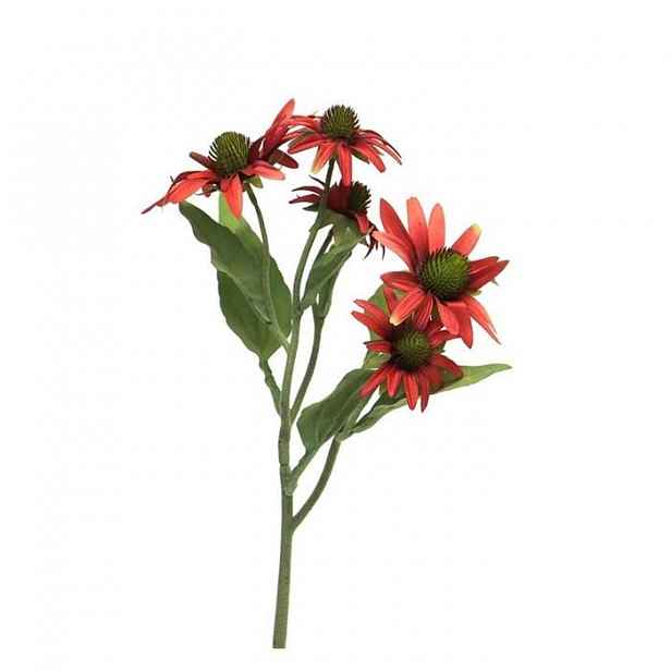 Rudbekie BECKS řezaná umělá 5 květů červená 50cm