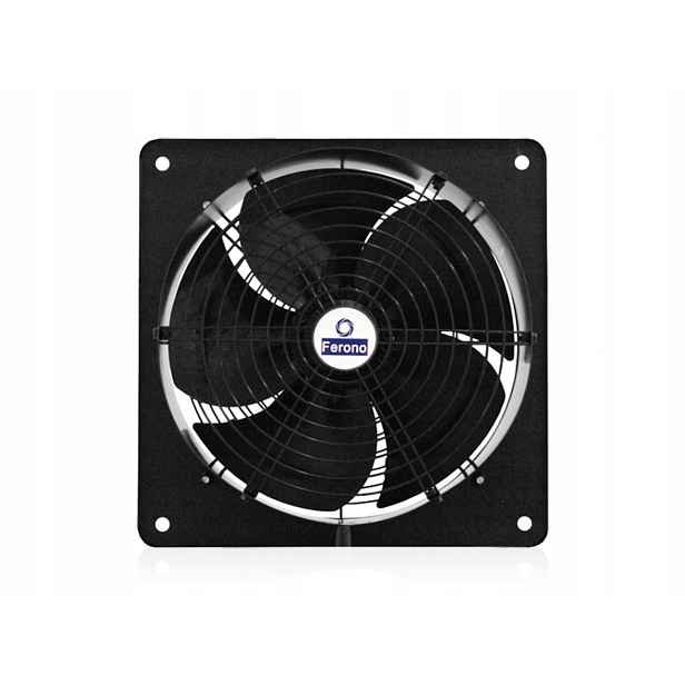 Ventilátor na desce 3500 m³/h odtahový do 80 °C nástěnný 230 V axiální 350 mm