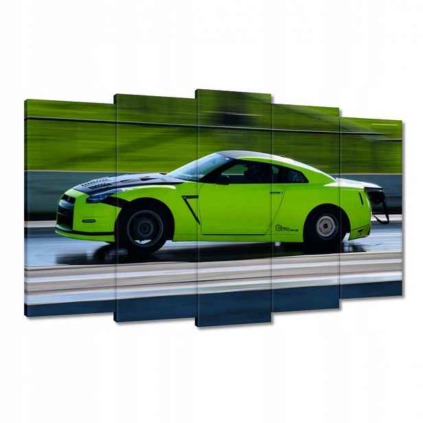 Obrazy 100x60 Zelené sportovní auto