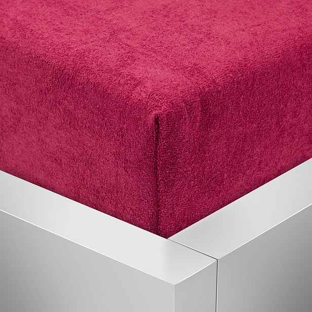 TP Froté prostěradlo 140x200 Premium - Vínová