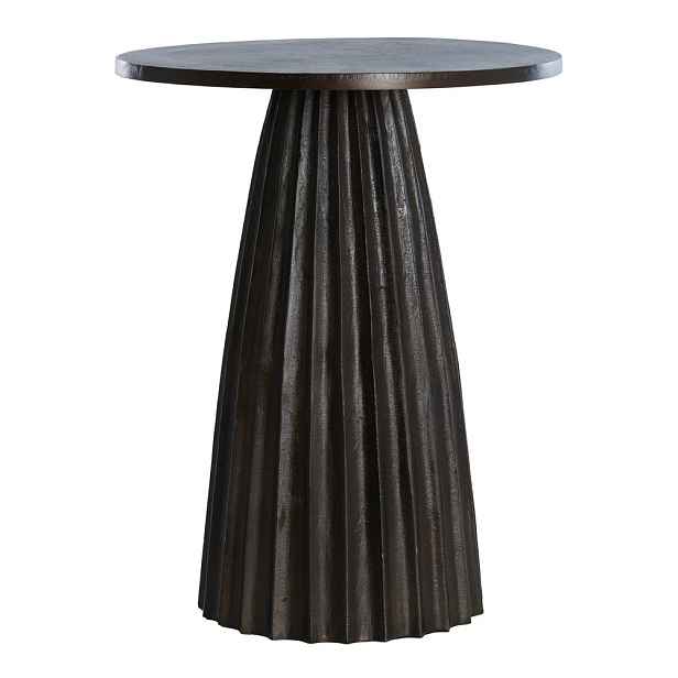 Kovový kulatý odkládací stolek ø 40 cm Veglia – Light & Living