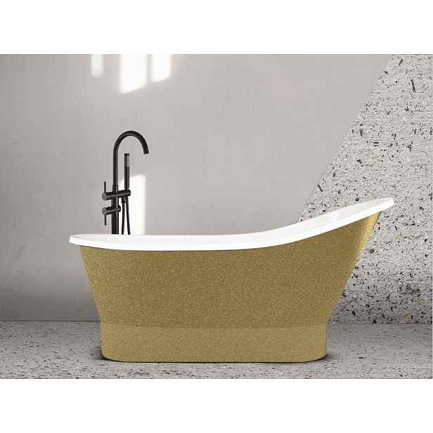 BESCO Olsen Spa  GLORIA VANPAO15GLAM01 - Volně stojící vana GLORIA Glam - zlatá