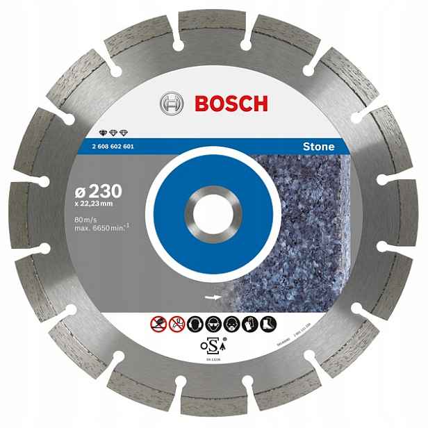 Bosch Diamantový Kotouč 230x22 Seg Stone B2608602