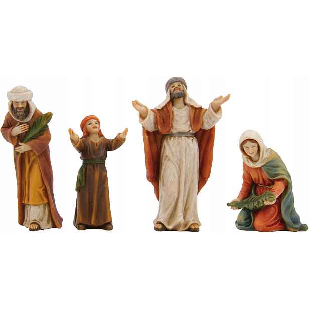 Figurky Vášeň/ Velikonoční betlém 'Lidé při vjezdu do Jeruzaléma' 9 Cm