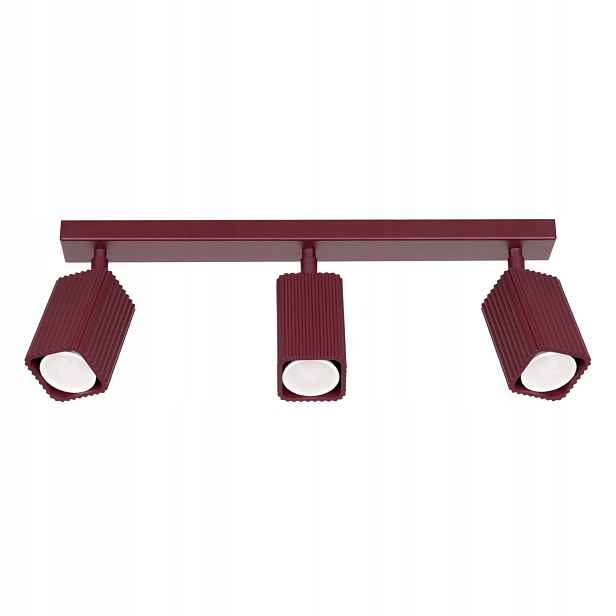 Sollux Lighting Rayo stropní svítidlo vínová lišta 45 cm 3xGU10 10W