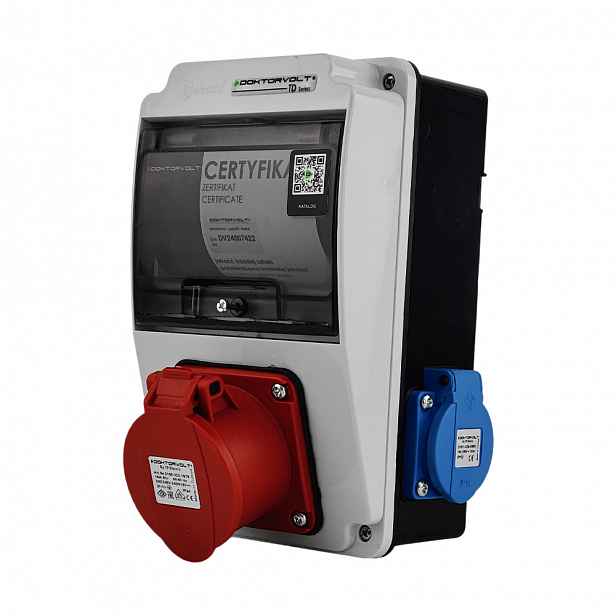 Stavební rozvaděč 32A 230V kompaktní elektrický rozvaděč