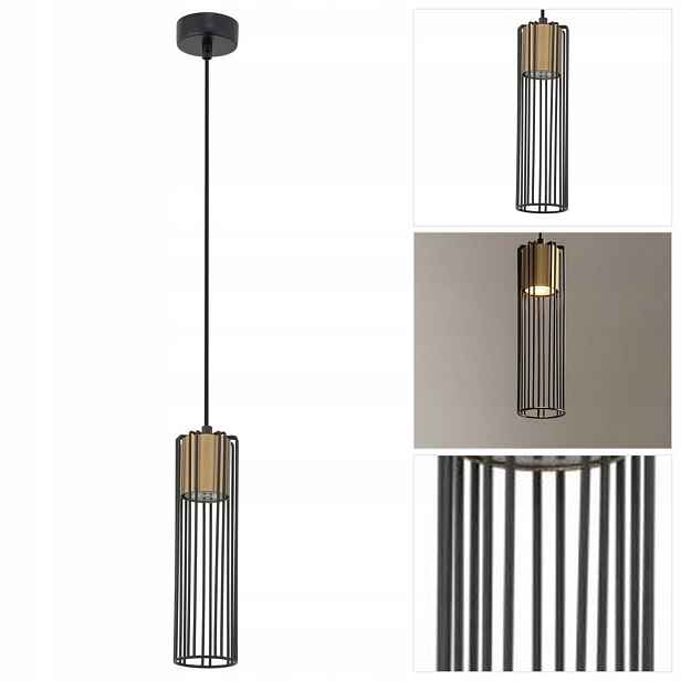Závěsná lampa Fobia černá, moderní osvětlení kuchyně Sigma Lighting