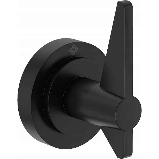 Jednoduchý klasický koupelnový háček Deante Černý Black