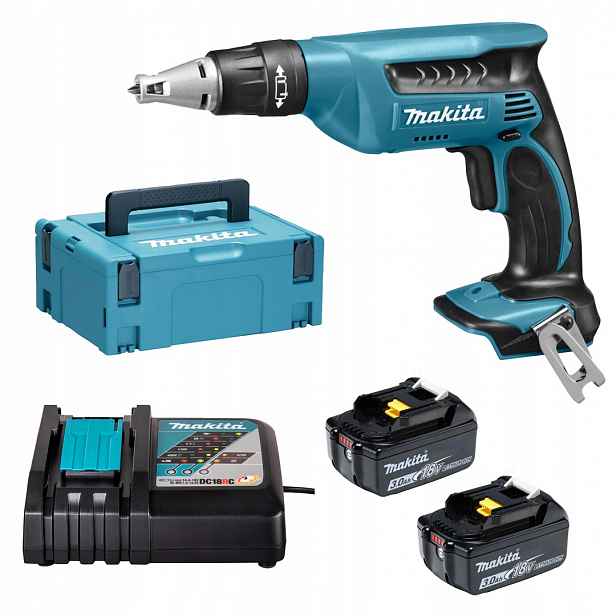 Aku Šroubovák Makita pro desky G-k DFS451RFJ Lxt 18V 2x3Ah kufr
