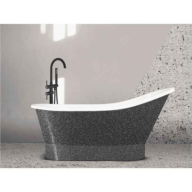 BESCO Olsen Spa  GLORIA VANPAO15GLAM03 - Volně stojící vana GLORIA Glam - grafit