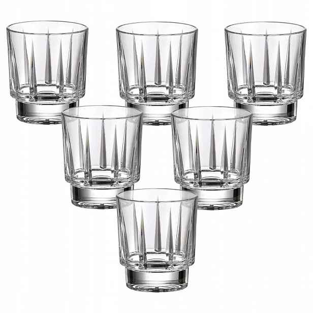 Křišťálové Sklenice Olivia 300 ml, sada 6 kusů