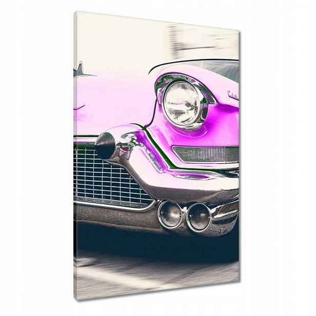 Obrazy 60x90 Růžový Cadillac