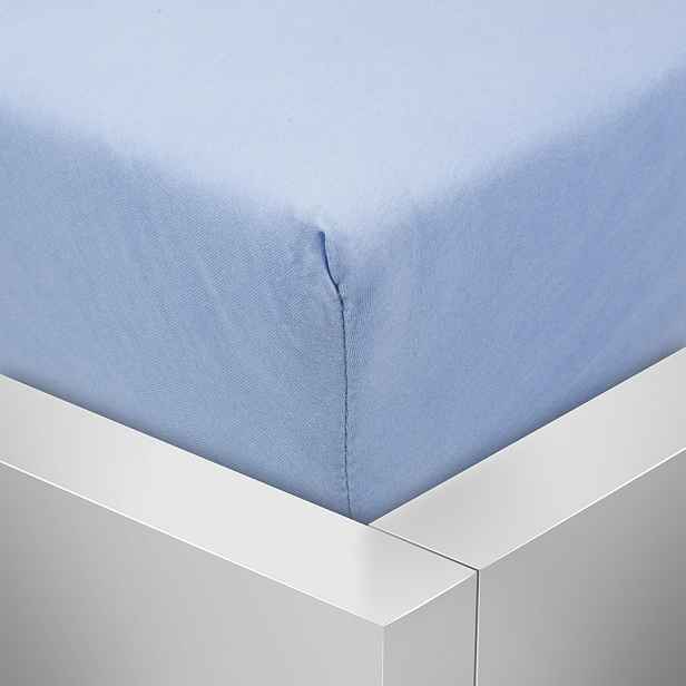 TP Jersey prostěradlo 160x200 Premium - Nebeská modř