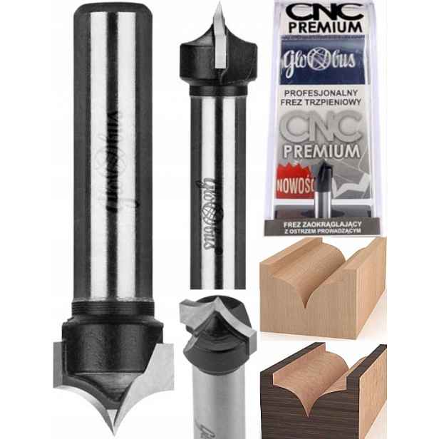 Globus Zaokrouhlovací Fréza S Cnc Vodicím Ostřím Prem R6,4 d8 FT903-1208