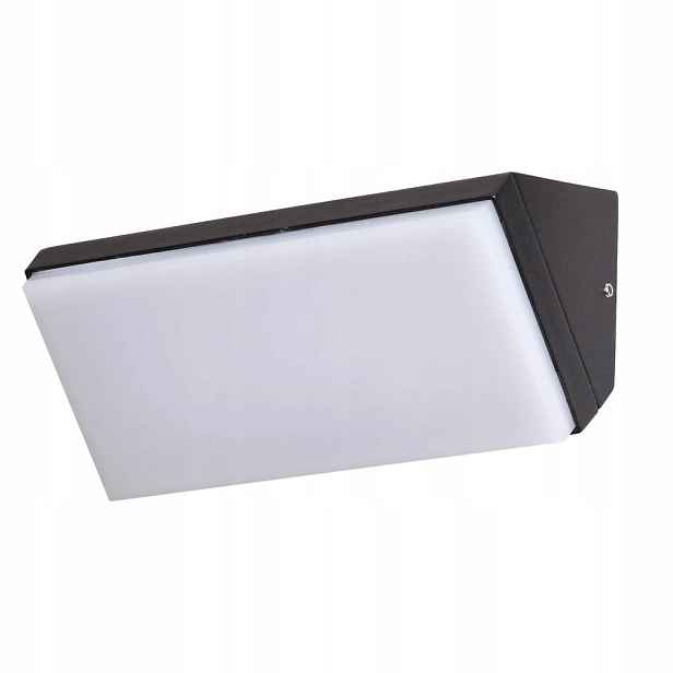 Nástěnné Led svítidlo Nave Černé 10W Neutrální Bílá IP65 Hliník Italux