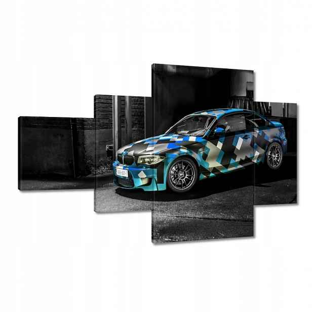 Obrazy 130x80 Tyrkysové Bmw