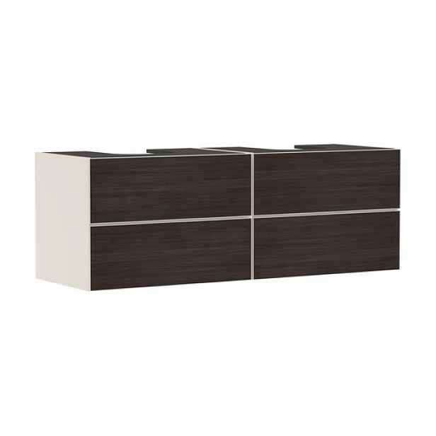 Skříňka pod umyvadlo pod desku Hansgrohe Xevolos E 157x55,5x55 cm písková matná béžová mat 54200730