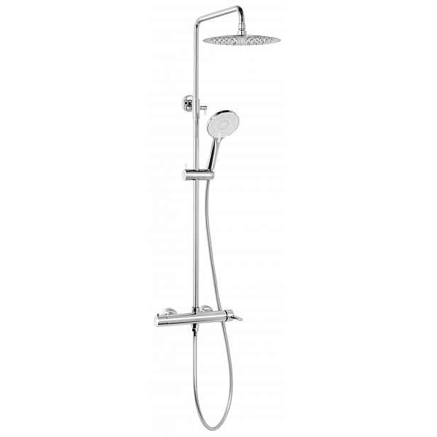 Sapho Iconic - Sprchový set s baterií, průměr 25 cm, 3 proudy, chrom AF139