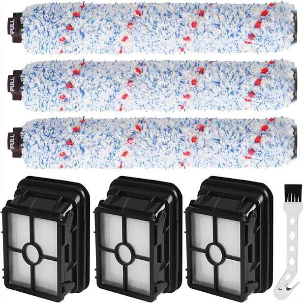 TEMU Komponenty pro Bissell Crosswave 3 v 1, včetně podlahových kartáčů a filtrů pro modely vysavačů Bissell 17132, 2582N, 2225N a 1785