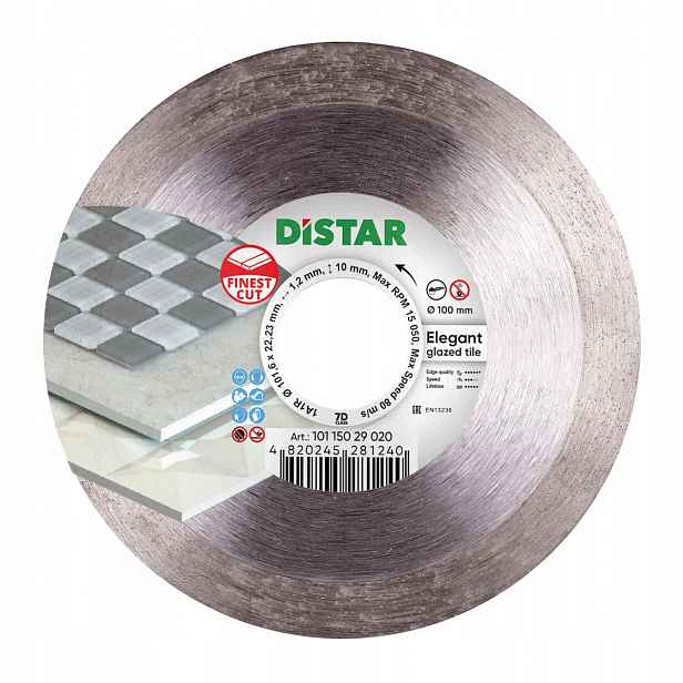 Diamantový kotouč na gres 100 mm Elegant Distar