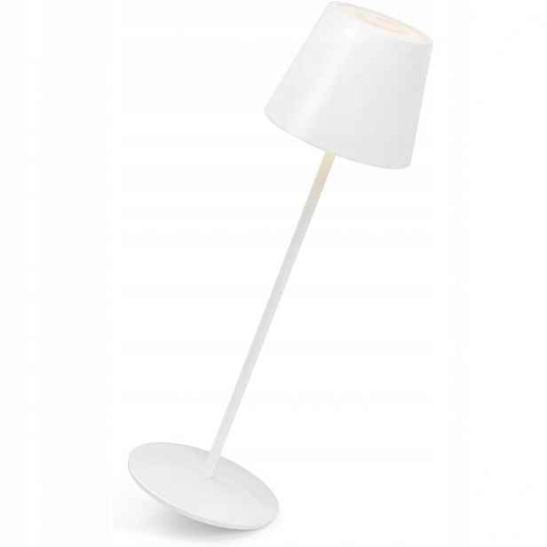 Led Stolní Lampa PBG-1238 Dotyková Stmívatelná Kovová Rgb Bílá 38 cm