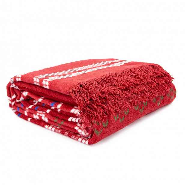 Bavlněná deka teplá, měkká, jemná nebo přehoz 17129A 150x200 Darymex