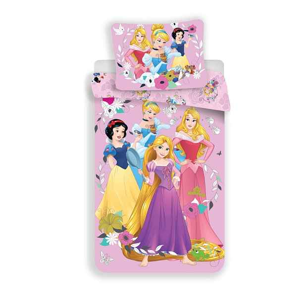 Bavlněné dětské povlečení na jednolůžko 140x200 cm Princess – Jerry Fabrics