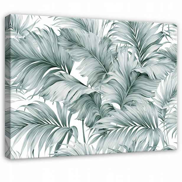 obraz na plátně Šalvějové palmové listy Urban Jungle Salon 100x70