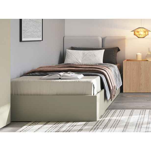 Postel Lucky 90x200 cm, eukalyptově zelená