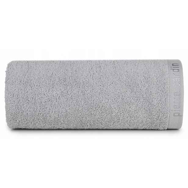 Ručník Pierre Cardin 70x140 Evi stříbrný Premium bavlna 430 g