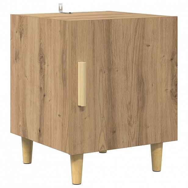 vidaXL Noční skříňka Artisanový dub 40 x 40 x 50 cm Kompozitní dřevo