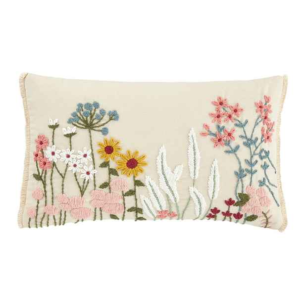 Bavlněný dekorační polštář 30x50 cm Countryside Floral – Catherine Lansfield