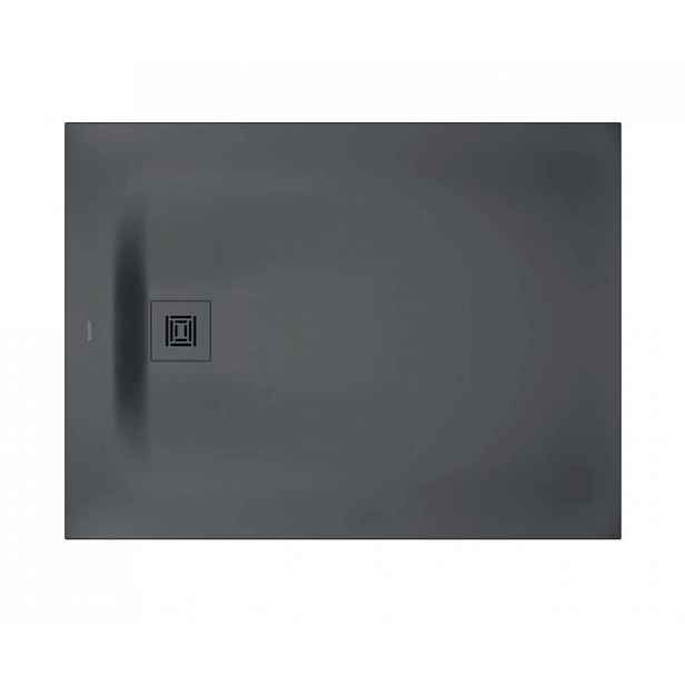 Duravit Sustano - Sprchová vanička, 120x90 cm, DuraSolid, matná tmavě šedá 720277650000000