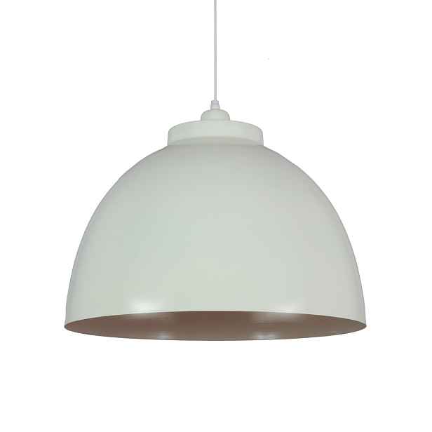 Krémové závěsné kovové světlo Capri - Ø 32*22 cm Collectione