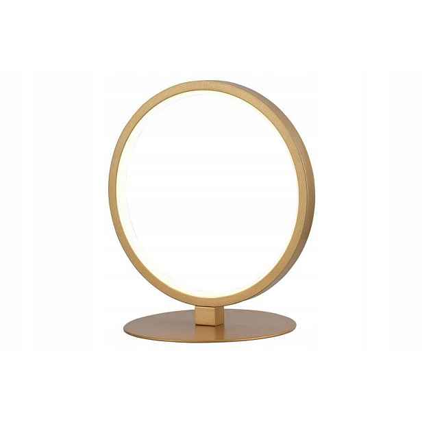 Moderní dekorativní stolní lampa zlatá Ring Led 20 cm Reality