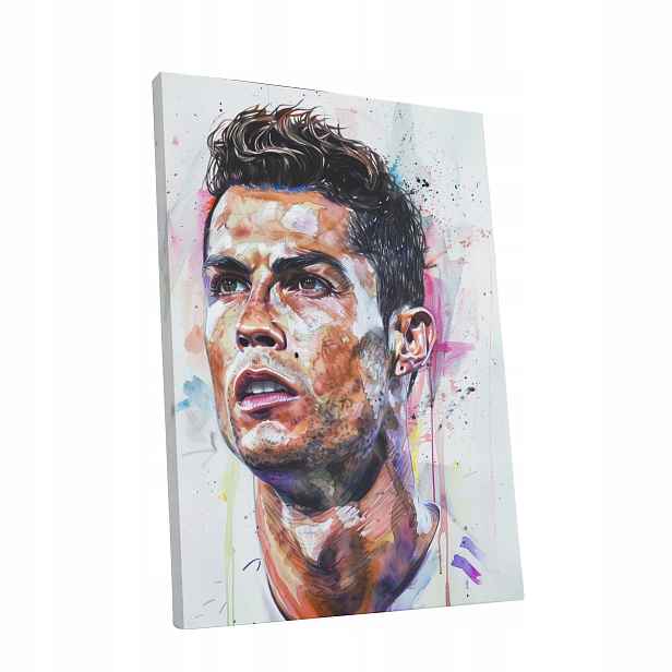 Obraz na plátně Cristiano Ronaldo CR7 do bytu, pokoje, obýváku dárek 60x80