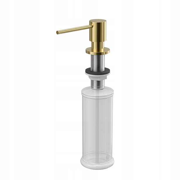 Dávkovač Na Mýdlo Zlatý Kartáčovaný 500 ML Quadron