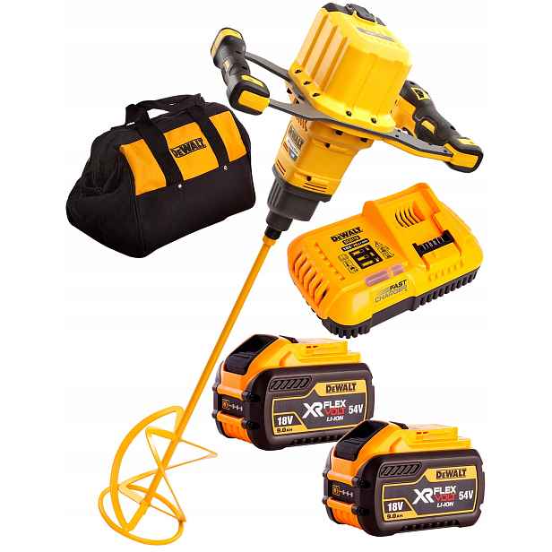 Míchačka 54V aku 2x9Ah M14 160mm DeWALT DCD240X2