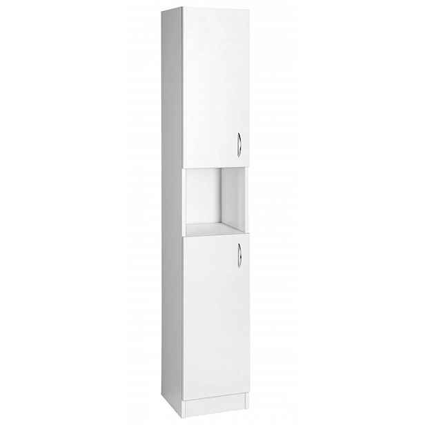 Aqualine Simplex Eco - Skříňka 30x180x30 cm, bílá mat SIME320