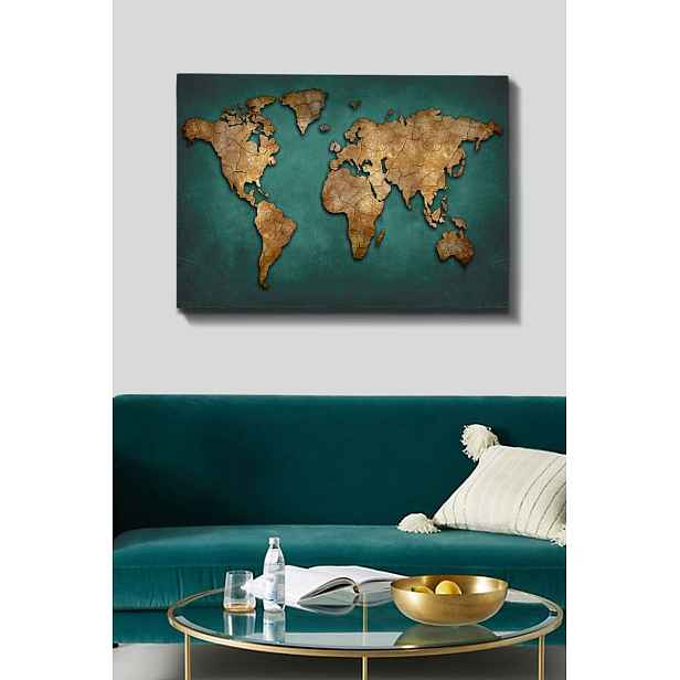 Hanah Home Obraz Mapa 70x100 cm