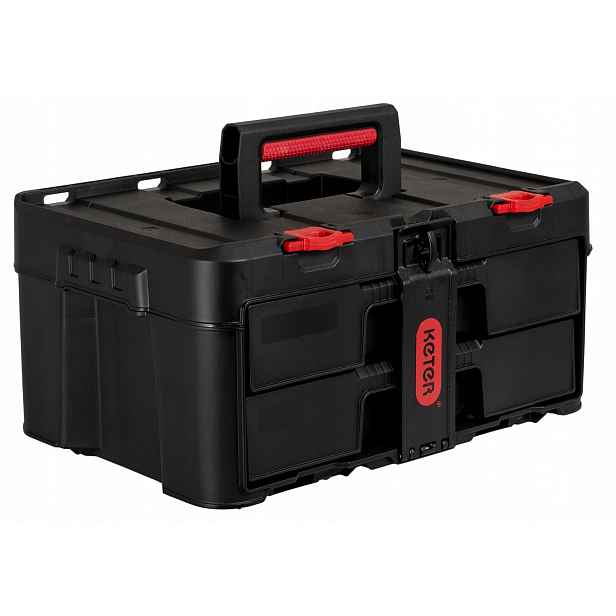 Skříňka se 2 zásuvkami 37,1 l Keter Stack'N'Roll 17210832 Organizer