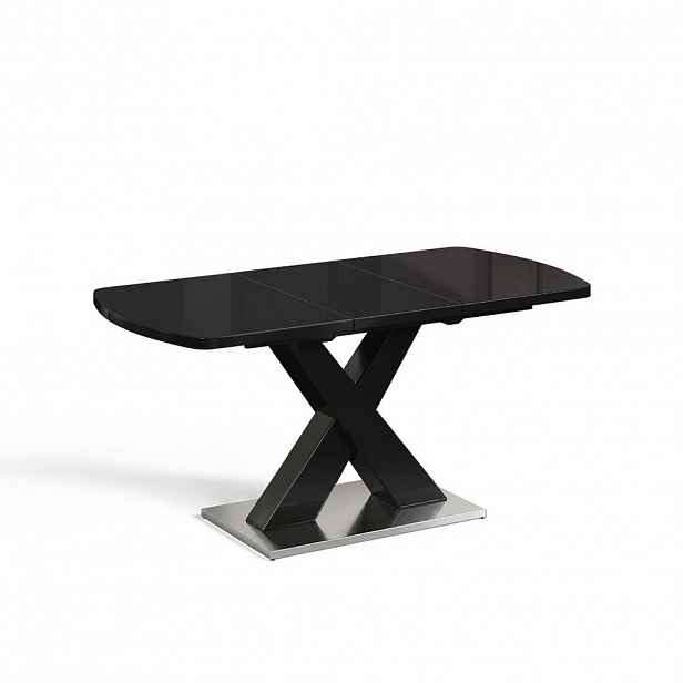 Vicco JÍDELNÍ STŮL Chinto, Černá, 120-160 x 80 cm Rozšiřitelný