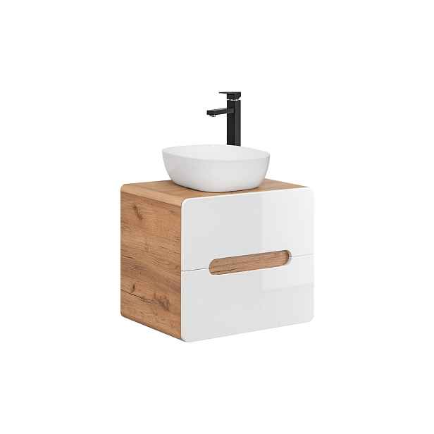 ArtCom Koupelnová skříňka s umyvadlem ARUBA White U60/3 | 60 cm