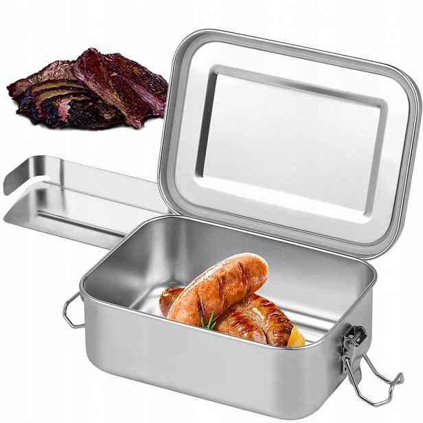 Bezpečná Krabička Z Nerezové Oceli 304 Lunchbox 1200 Ml