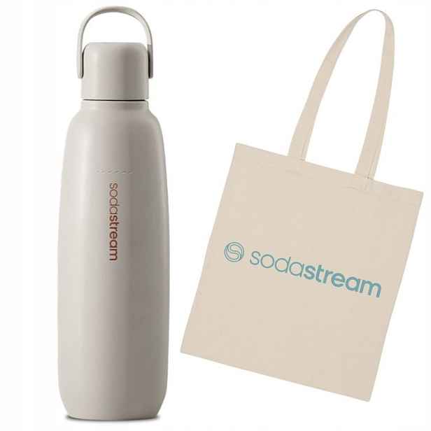 Termoláhev SodaStream Fizz&Go 900 ml béžová taška Bonus