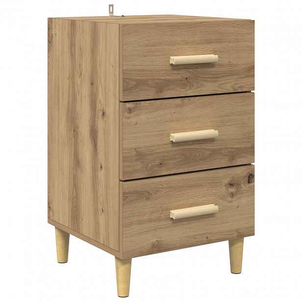 vidaXL Noční skříňka Artisanový dub 40 x 40 x 66 cm Kompozitní dřevo