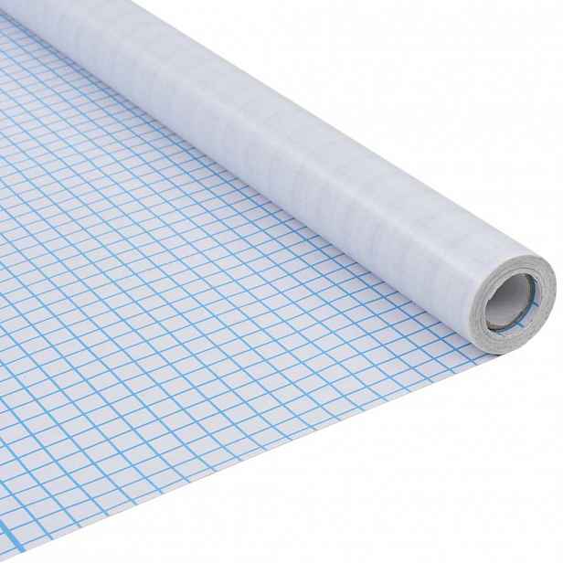 vidaXL Okenní fólie matná pruhovaný design 0,9x5 m PVC