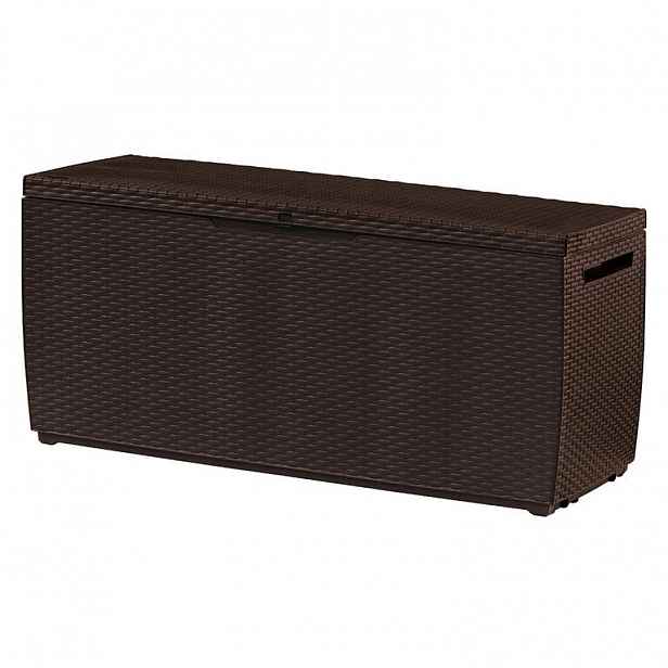 Zahradní úložný box CAPRI 305 l, hnědý